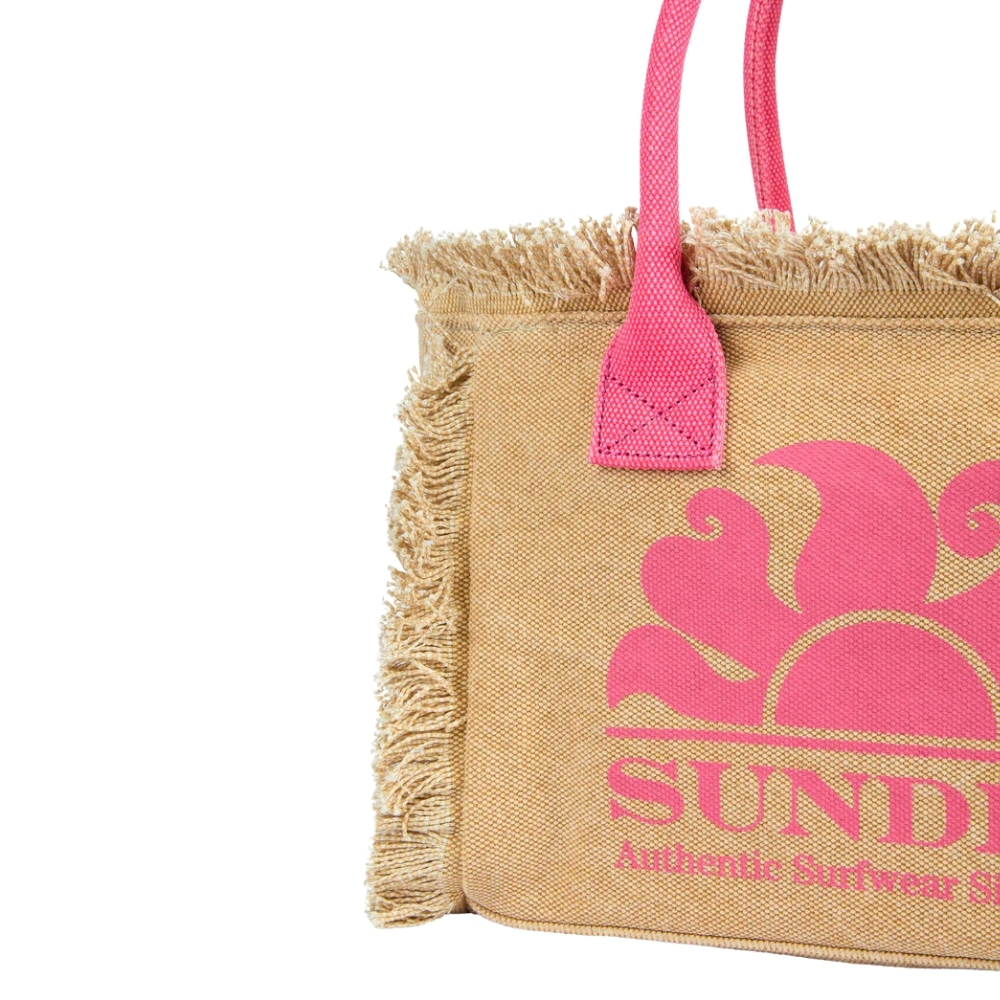 Tote bag Sundek con effetto stone washed