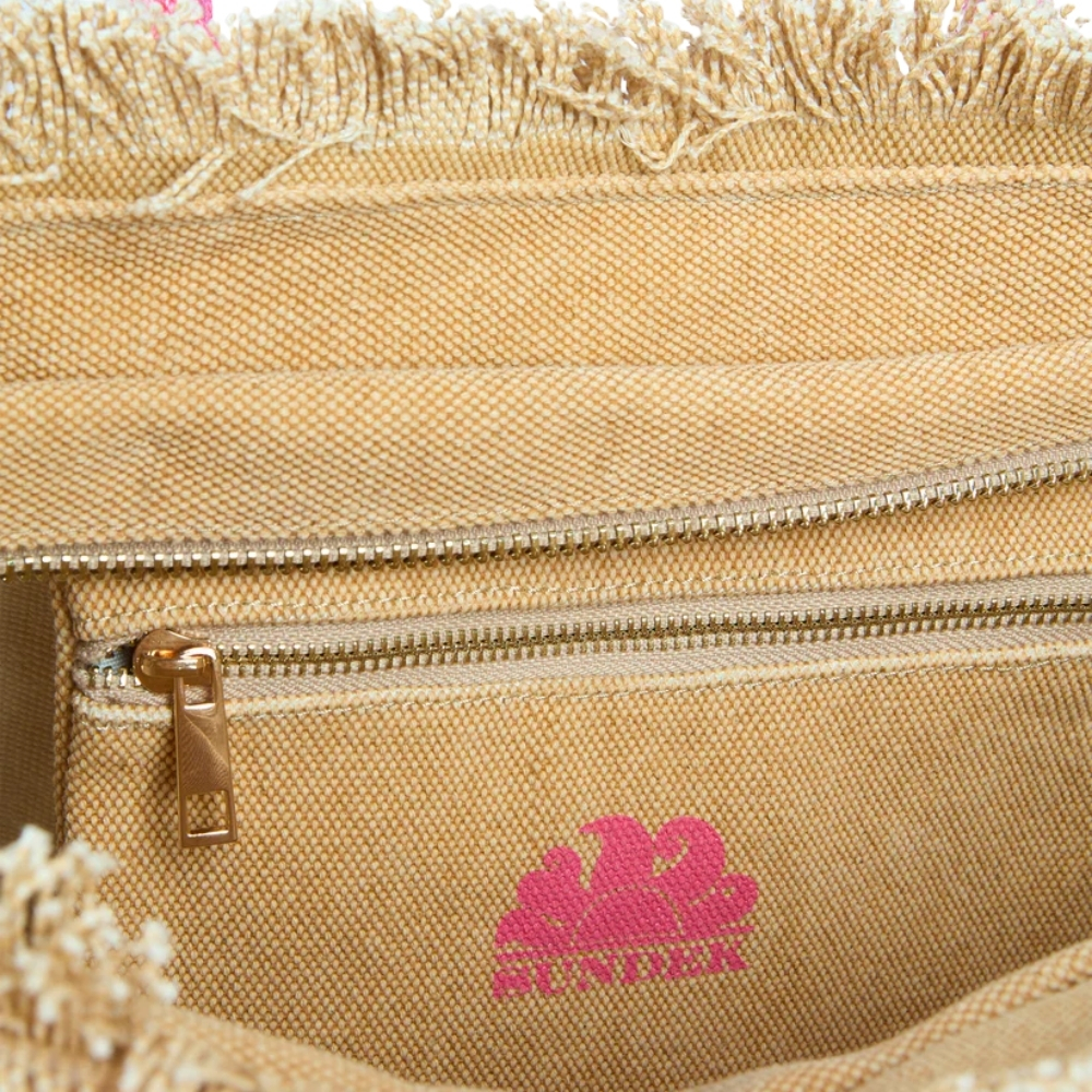 Tote bag Sundek con effetto stone washed