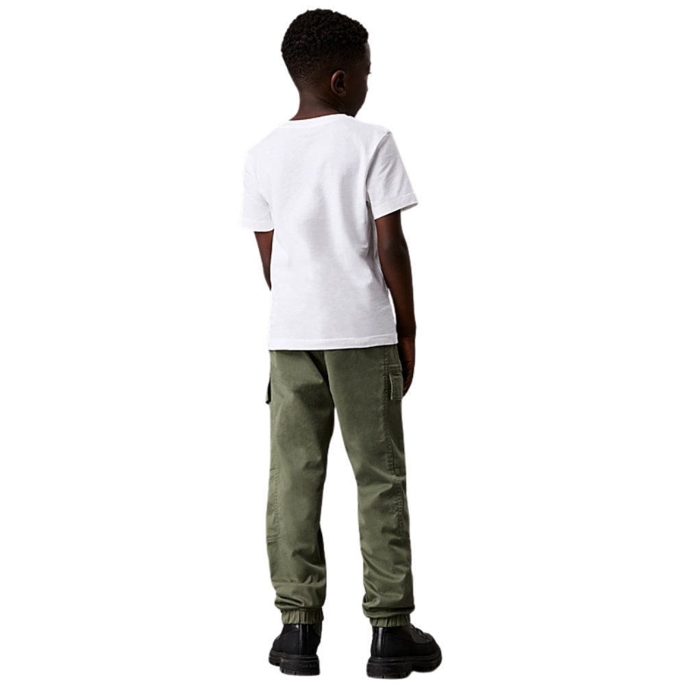 Pantaloni Calvin Klein junior cargo intessuti
