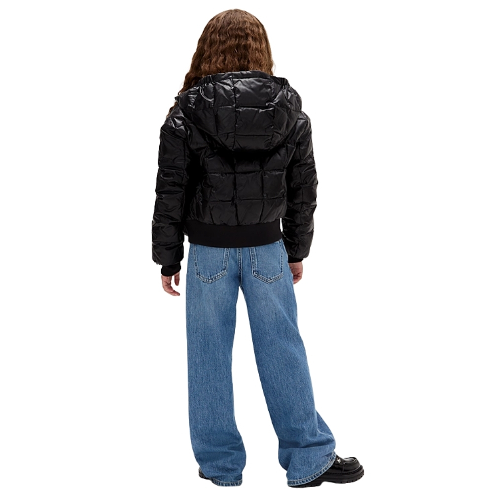 Piumino Calvin Klein junior lucido in nylon