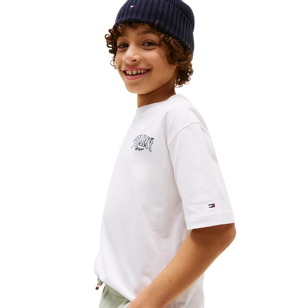 T-shirt Tommy Hilfiger junior Varsity con grafica sul retro
