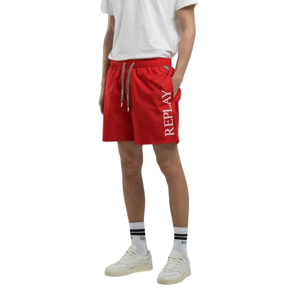 Boxer da mare Replay con coulisse