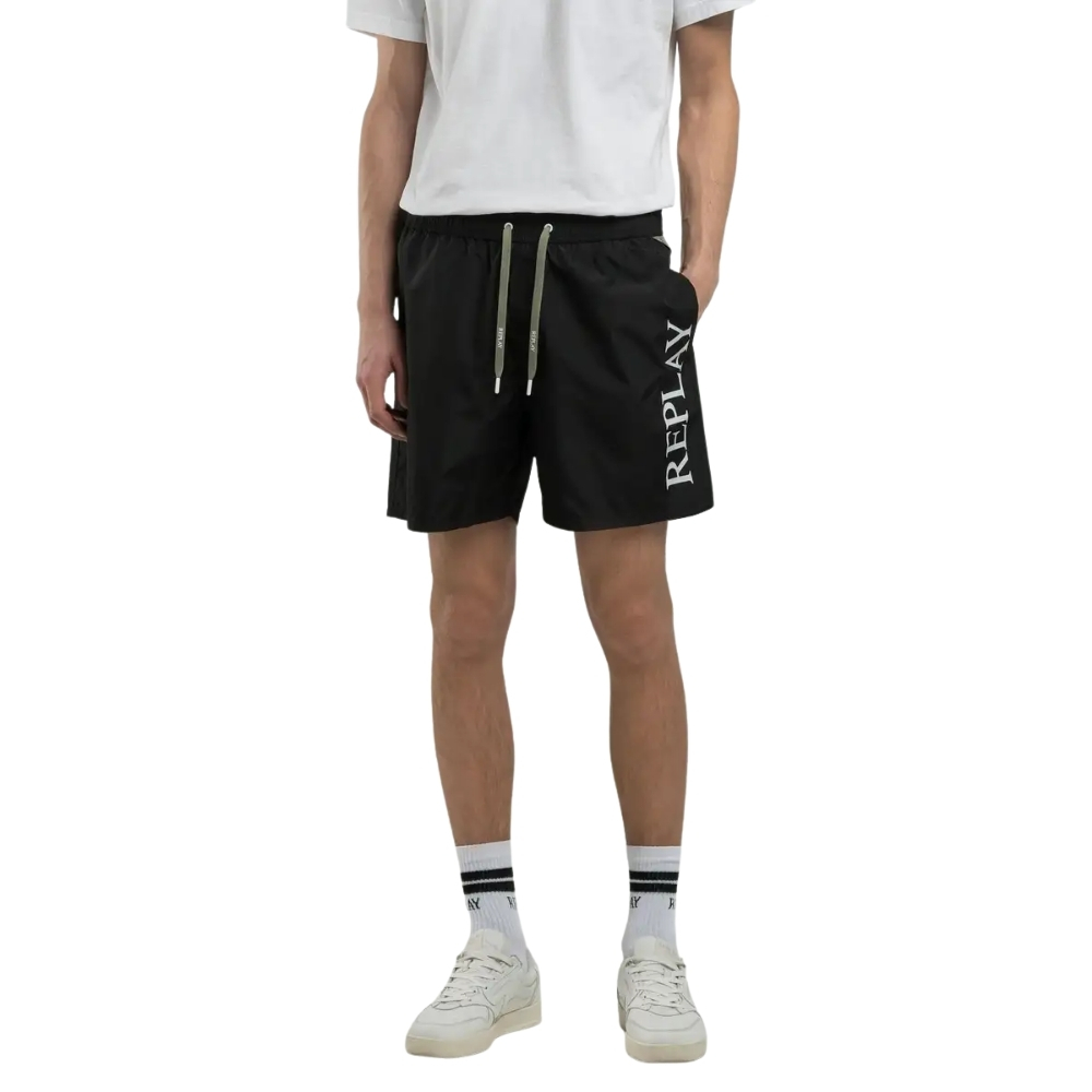 Boxer da mare Replay con coulisse