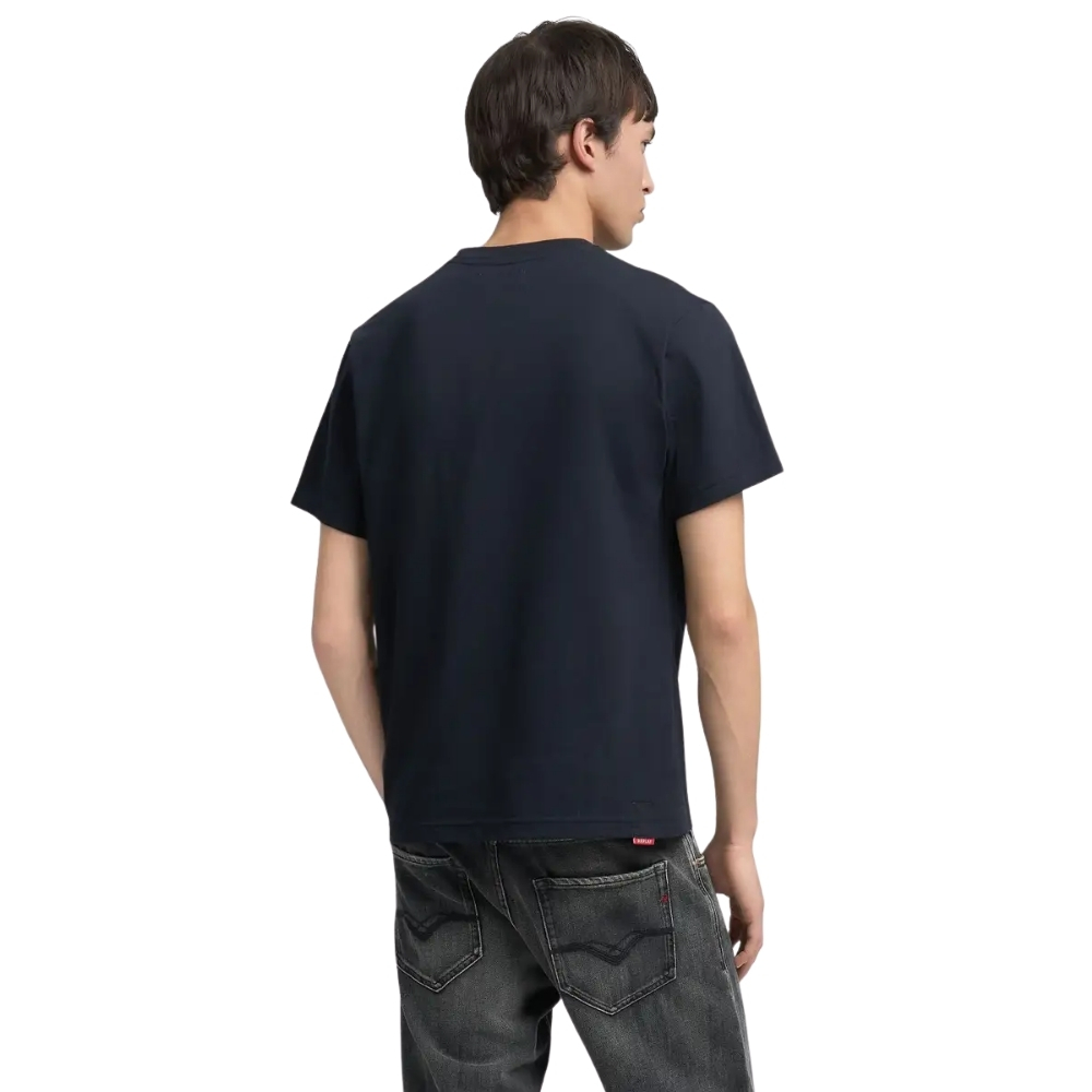 T-shirt Replay in jersey con ricamo R