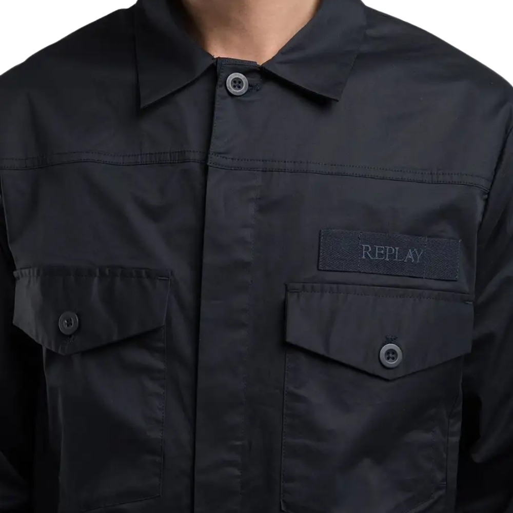 Giacca Replay camicia regular fit