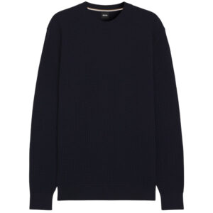 Maglione Hugo Boss in cotone con lavorazione pregiata