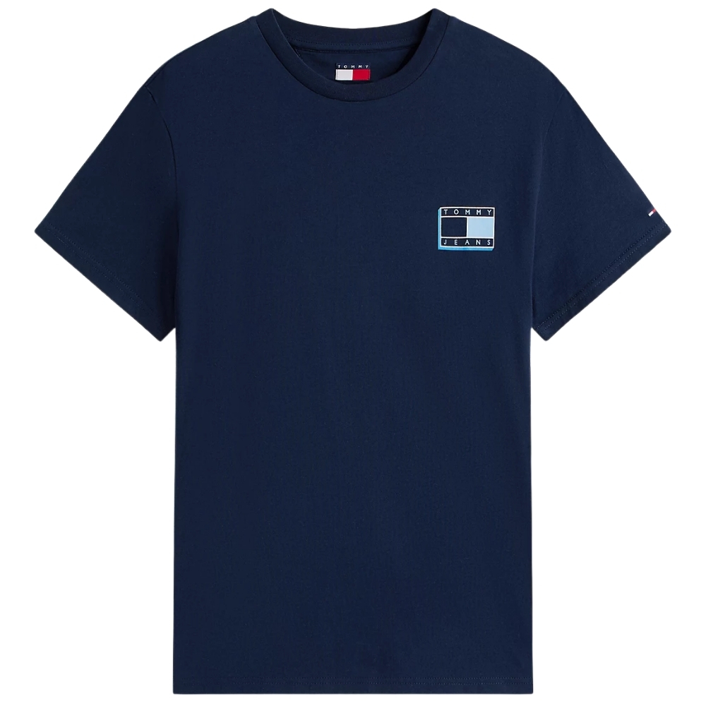 T-shirt Tommy Jeans slim fit con logo tono su tono