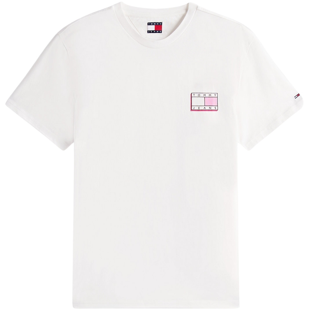 T-shirt Tommy Jeans slim fit con logo tono su tono