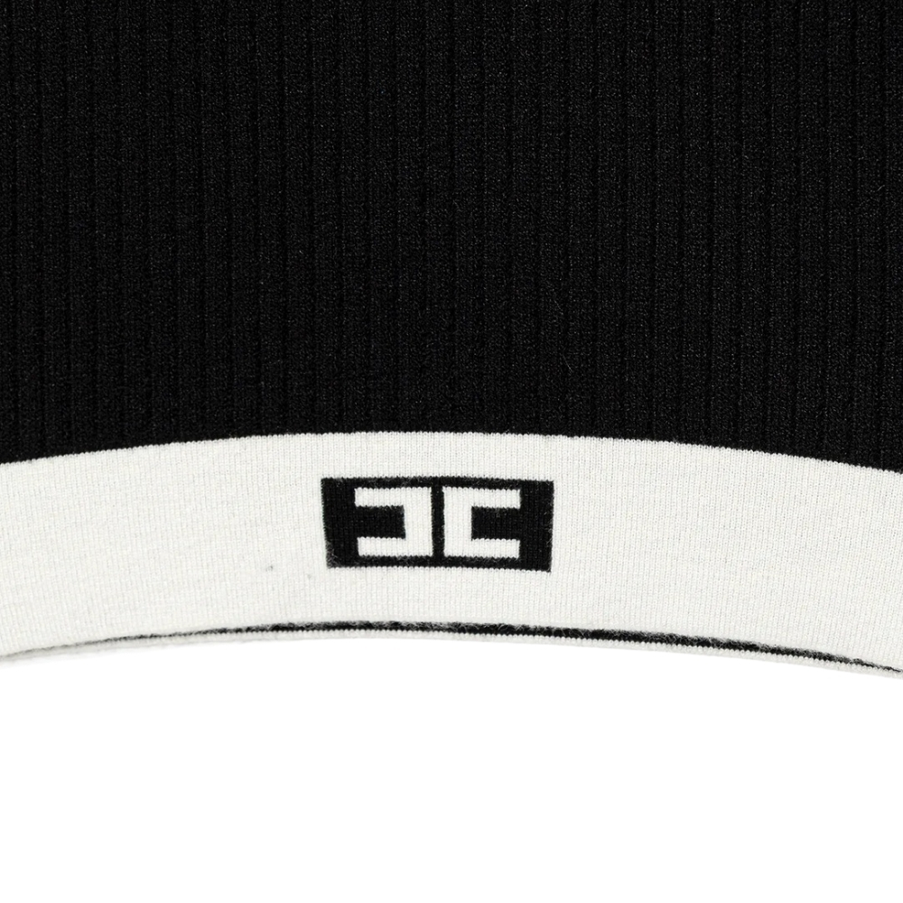 Maglione Elisabetta Franchi cropped logo