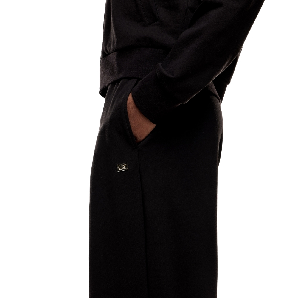 Tuta EA7 in cotone stretch