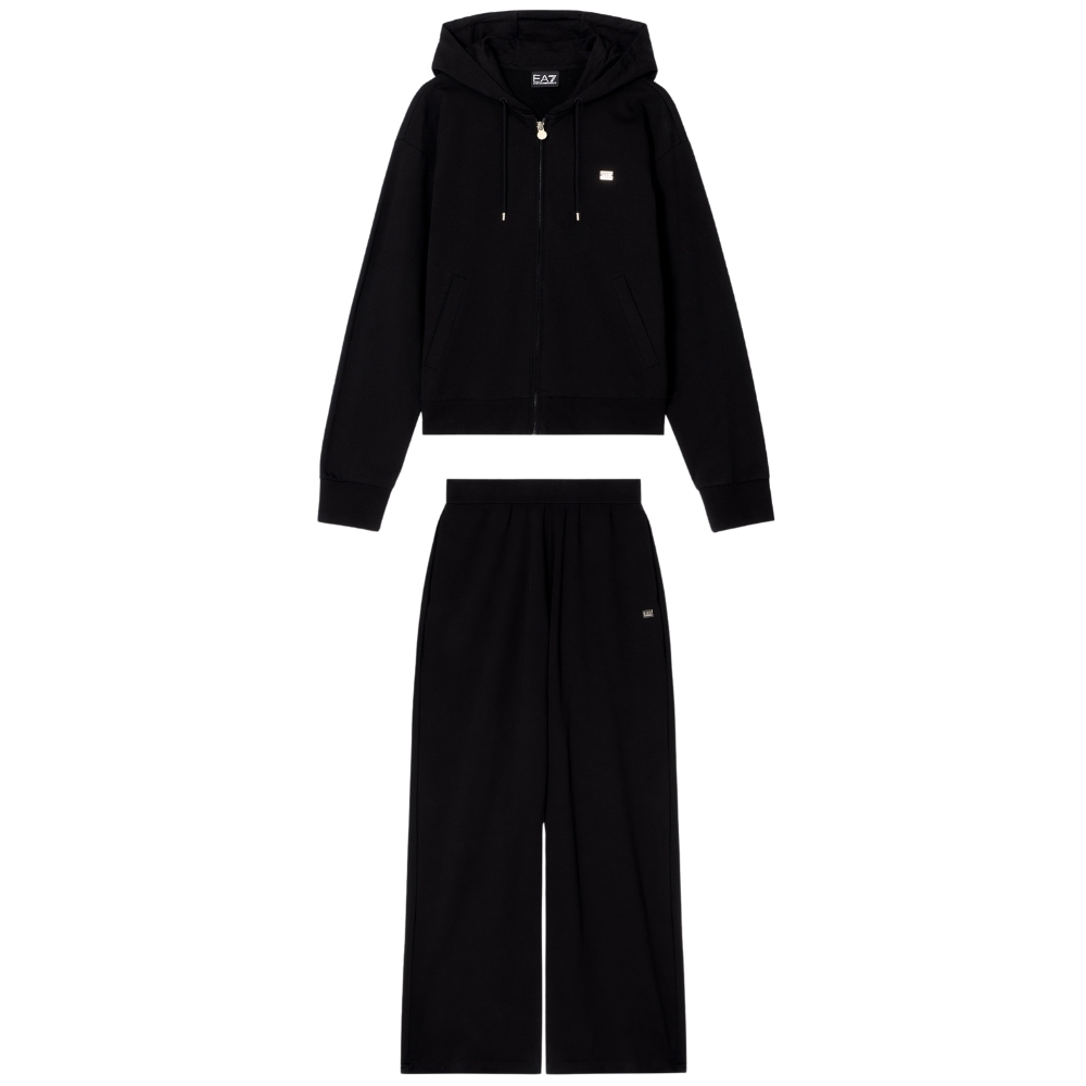 Tuta EA7 in cotone stretch