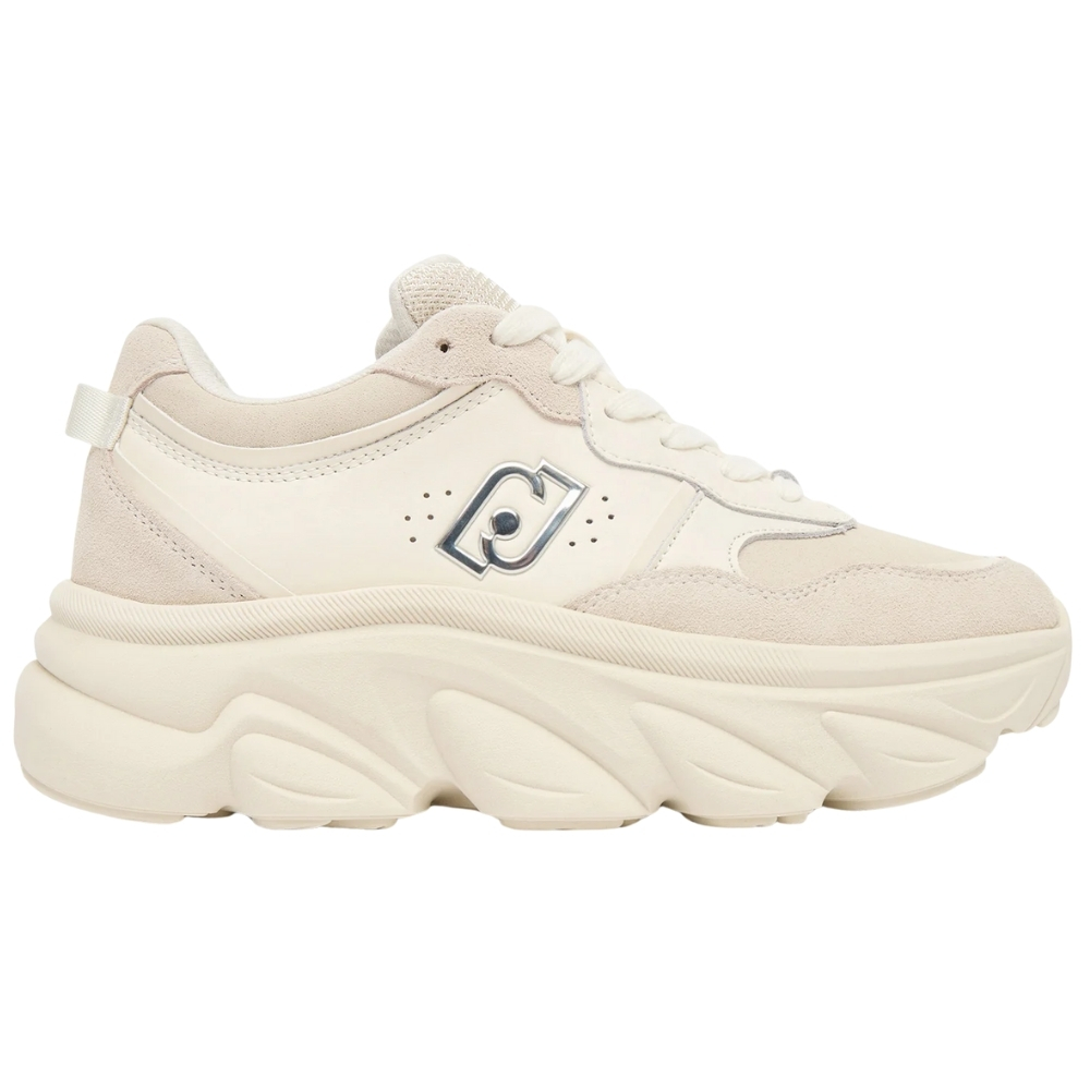 Chuncky sneakers Liu Jo in suede e rete