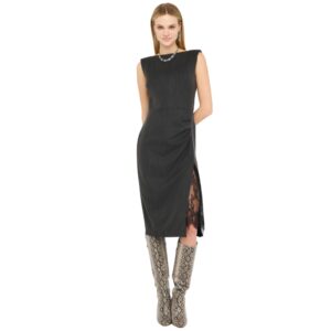 Abito Liu Jo gessato con pizzo