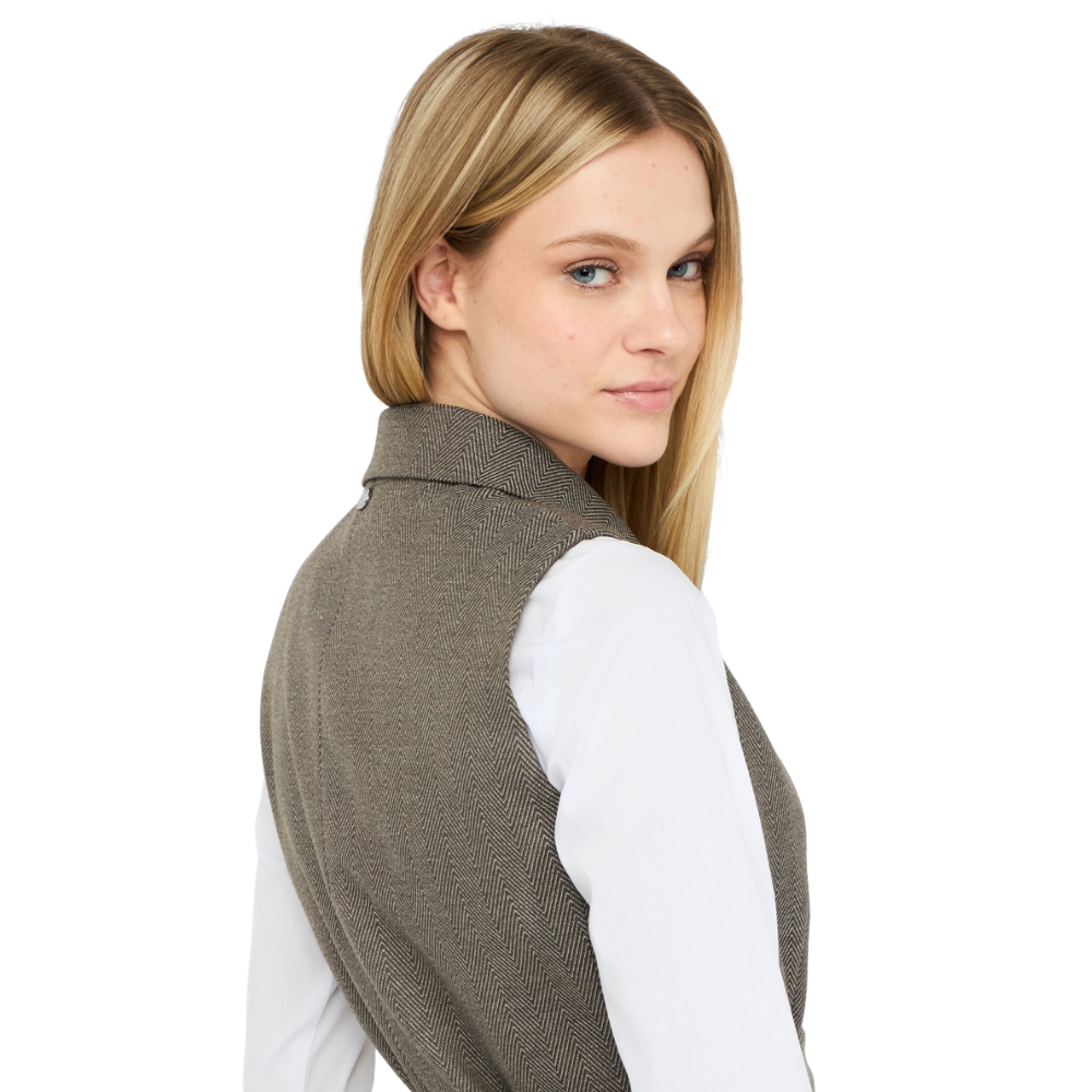 Gilet Liu Jo chevron con cintura