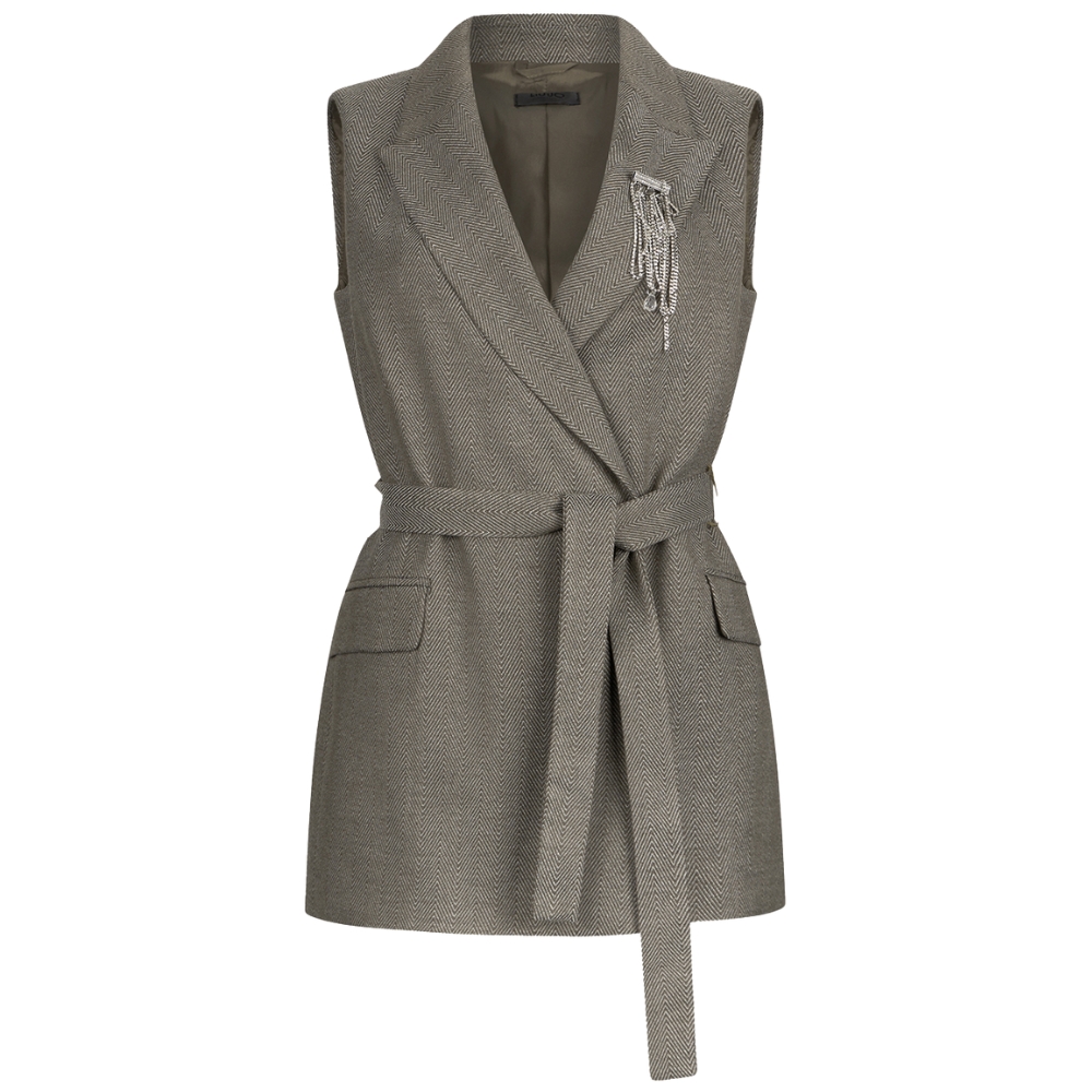 Gilet Liu Jo chevron con cintura