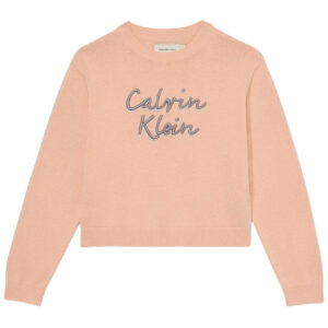 Felpa Calvin Klein logo a girocollo