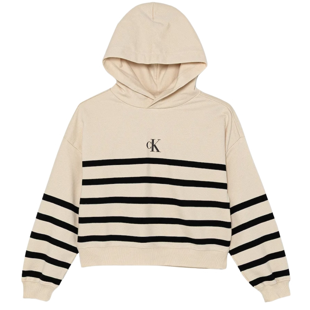 Felpa Calvin Klein logo con cappuccio