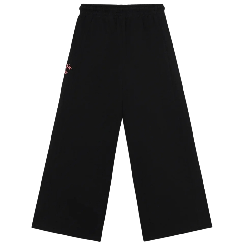 Pantaloni Calvin Klein a zampa logo laterale