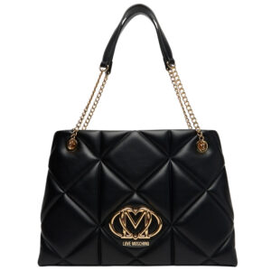 Borsa Love Moschino trapuntata logo a spalla