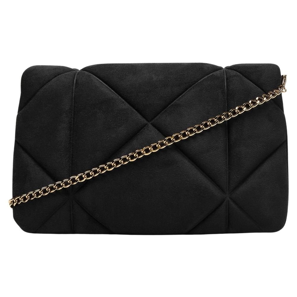 Borsa Love Moschino in suede a tracolla logo