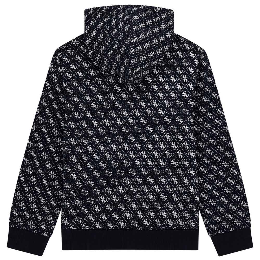 Felpa Guess con cappuccio stampa all over