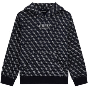 Felpa Guess con cappuccio stampa all over
