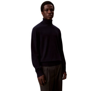 Maglione Calvin Klein a collo alto in lana merino