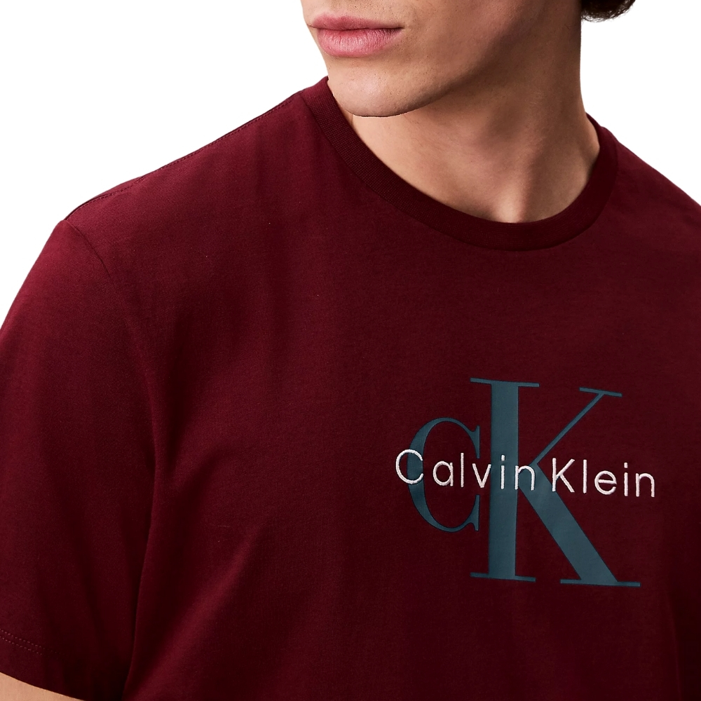 T-shirt Calvin Klein con monogramma con logo