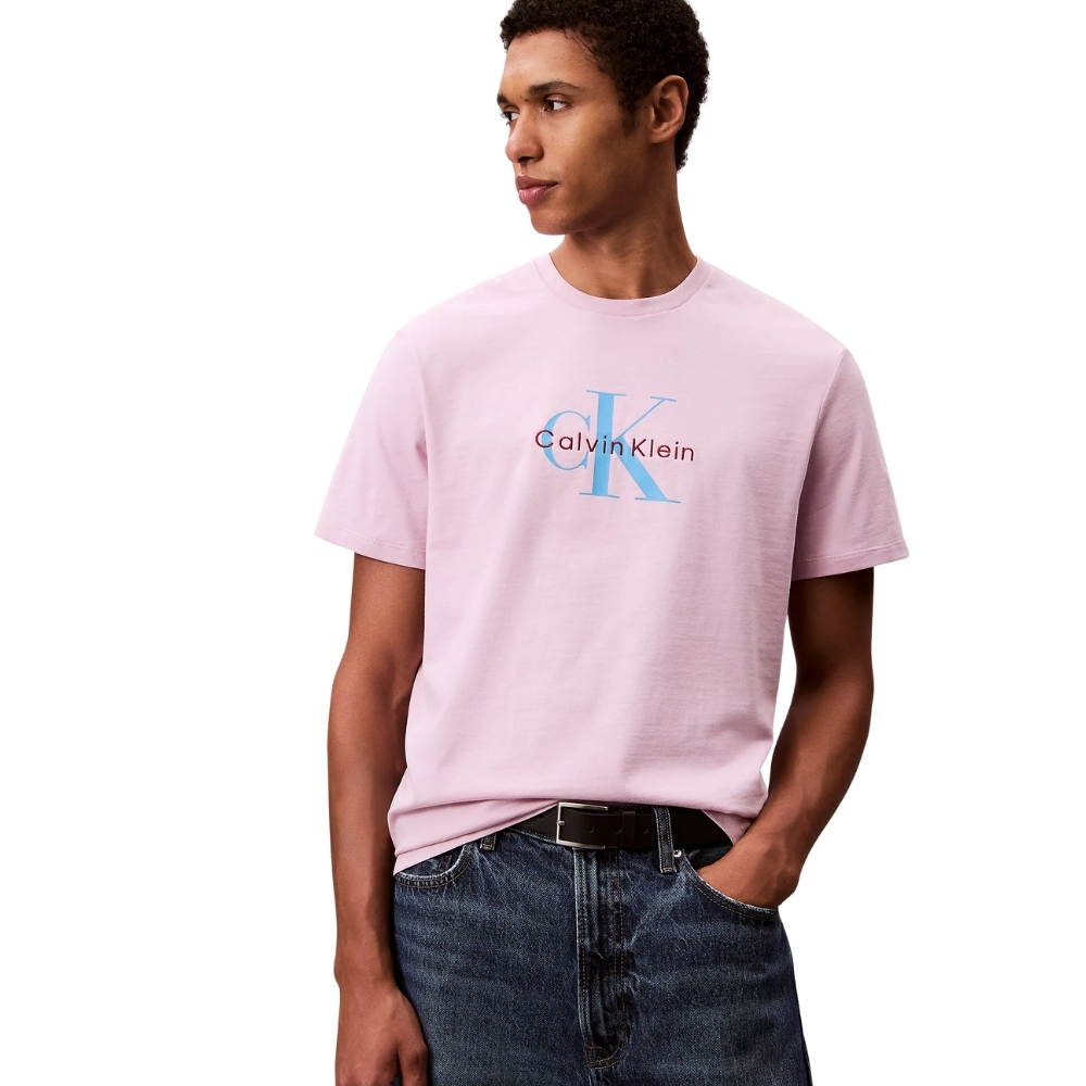 T-shirt Calvin Klein con monogramma con logo