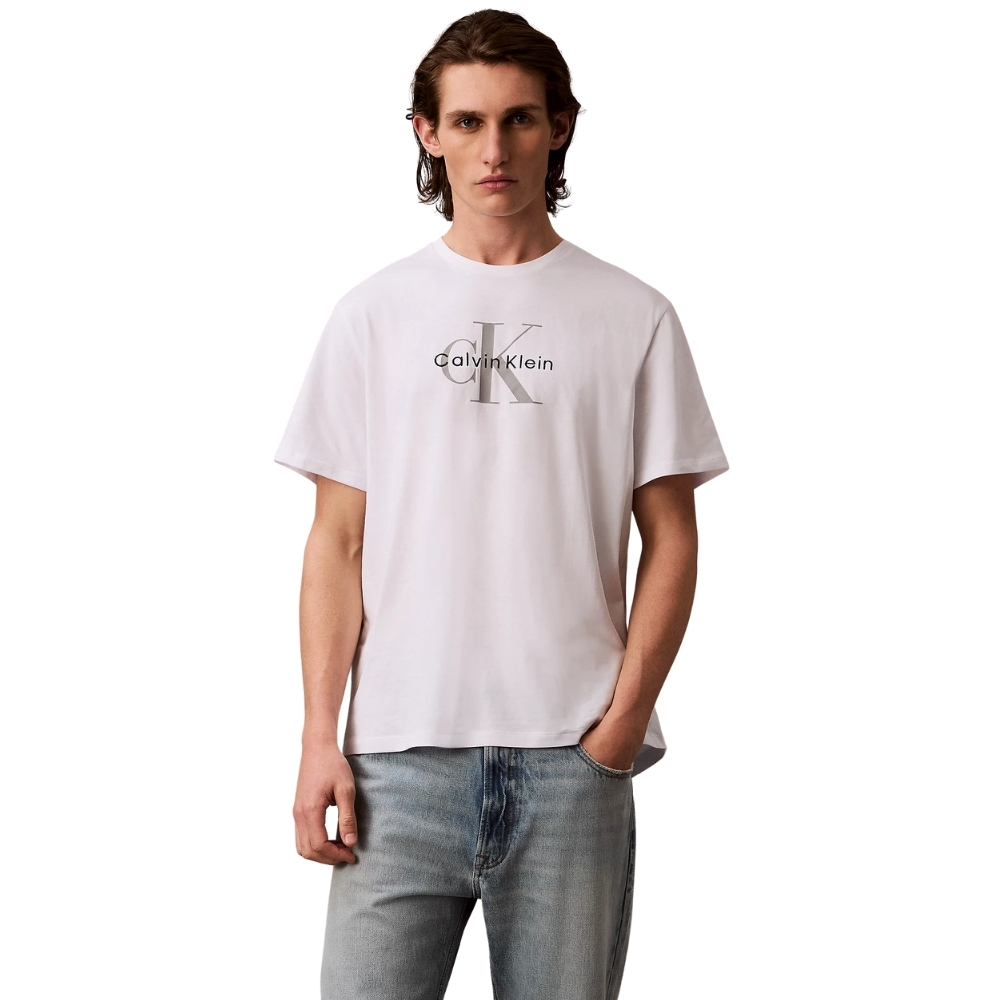 T-shirt Calvin Klein con monogramma con logo