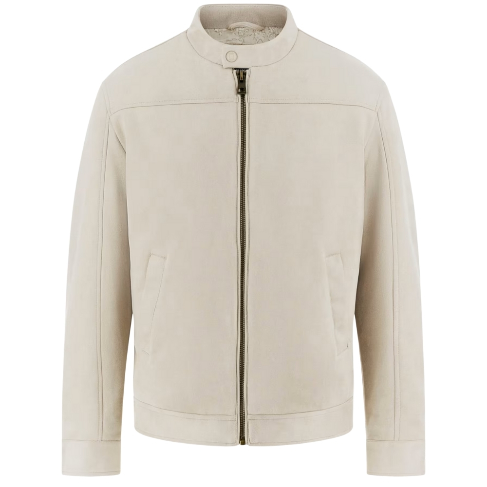 Giacca Guess Biker in simil scamosciato