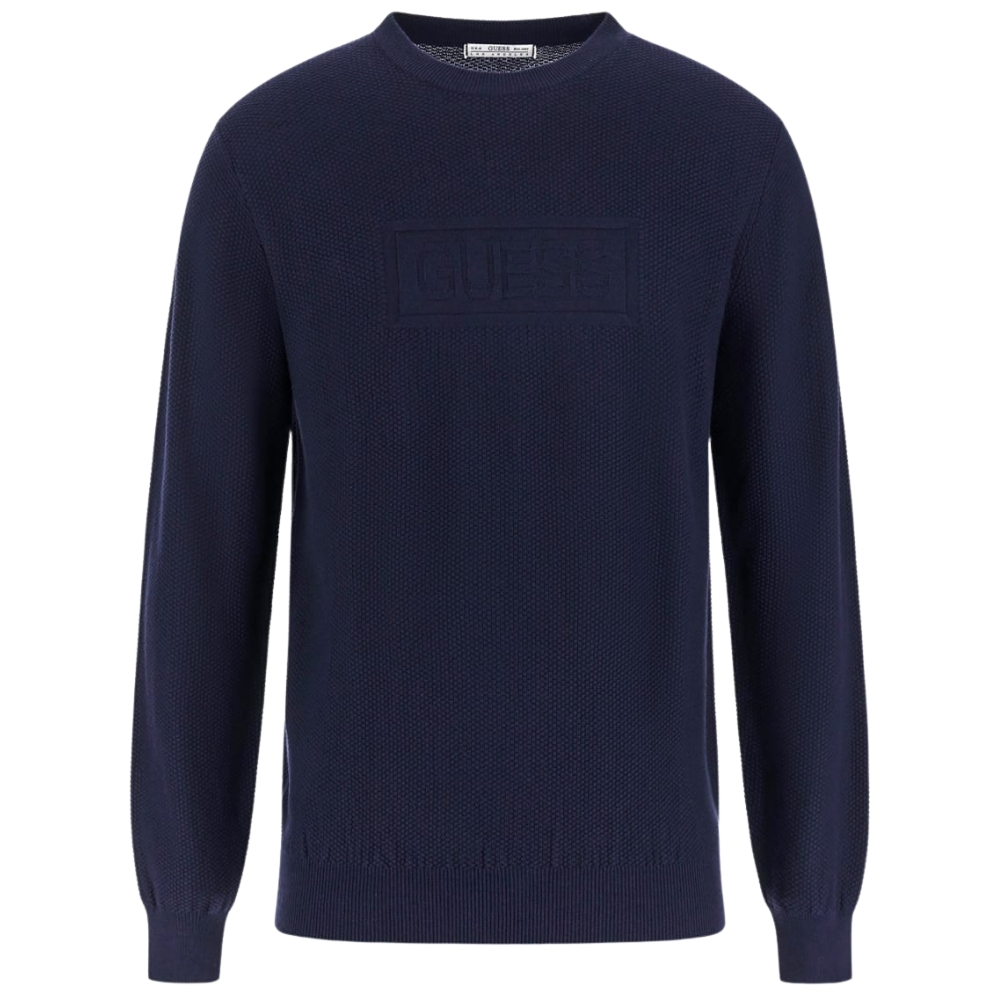 Maglione Guess con logo a sbalzo