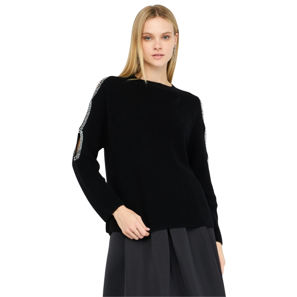Pullover Liu Jo con cut-out gioiello