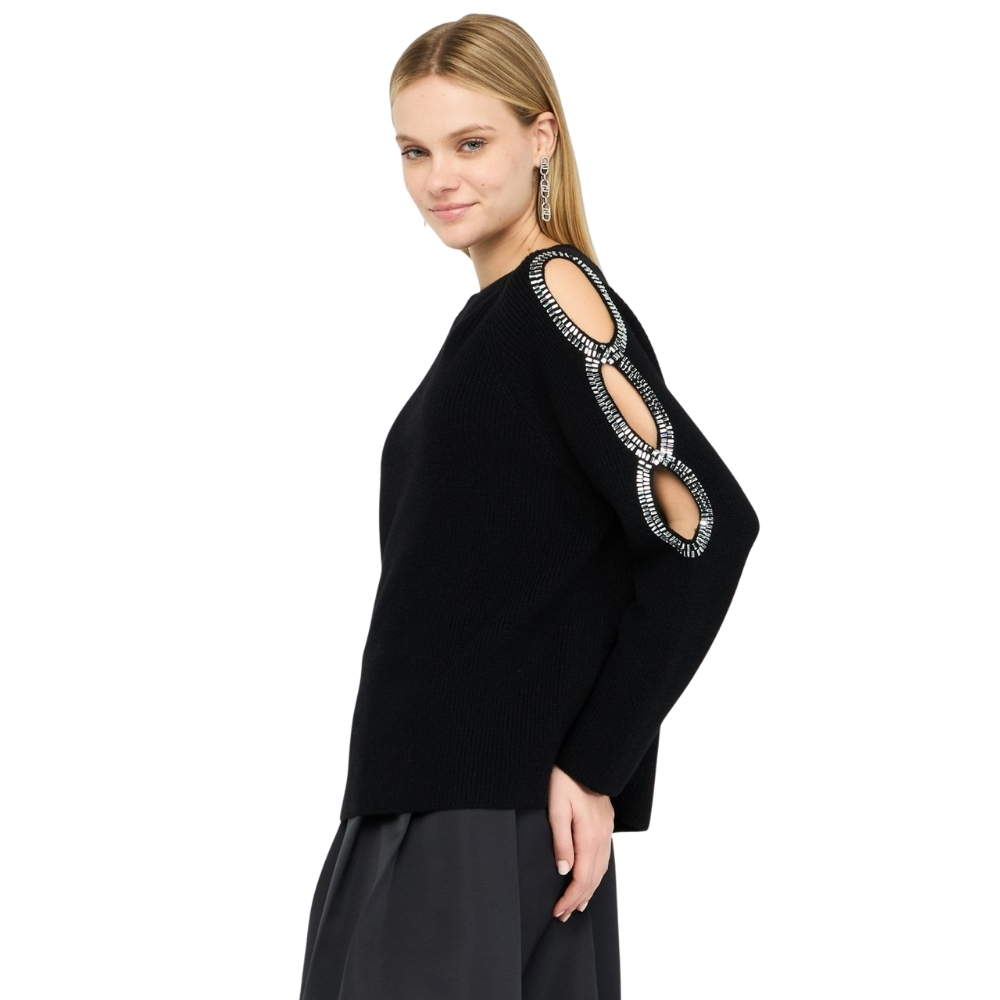 Pullover Liu Jo con cut-out gioiello