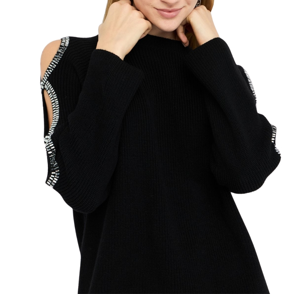 Pullover Liu Jo con cut-out gioiello