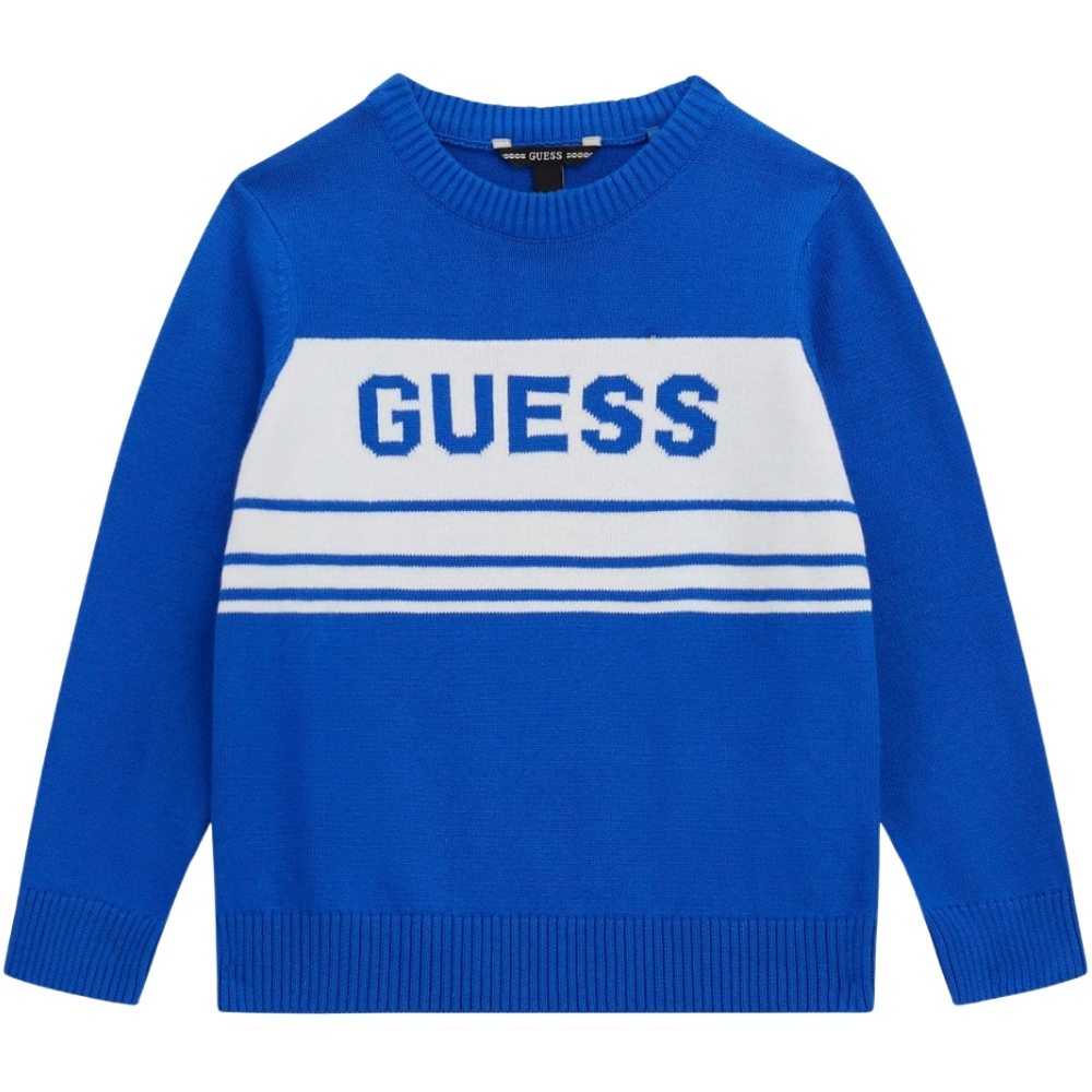Maglione Guess logo ricamato