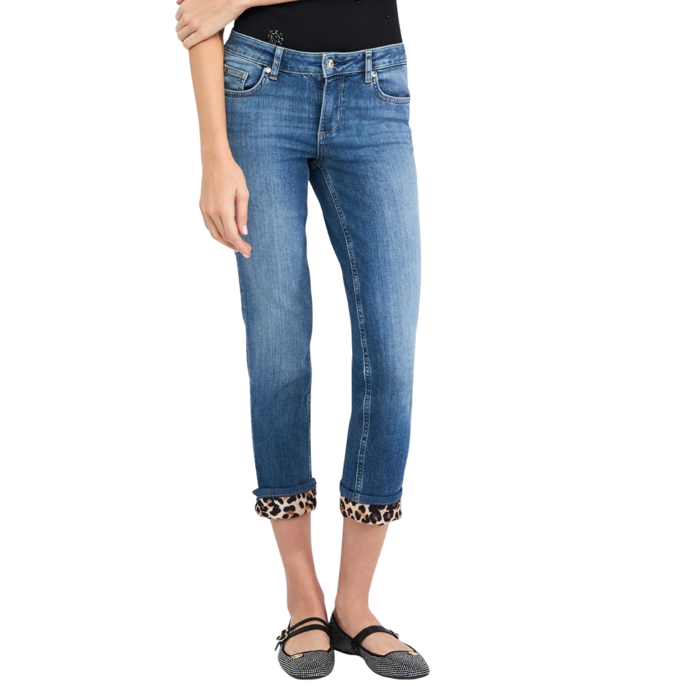 Jeans Liu Jo skinny con risvolto