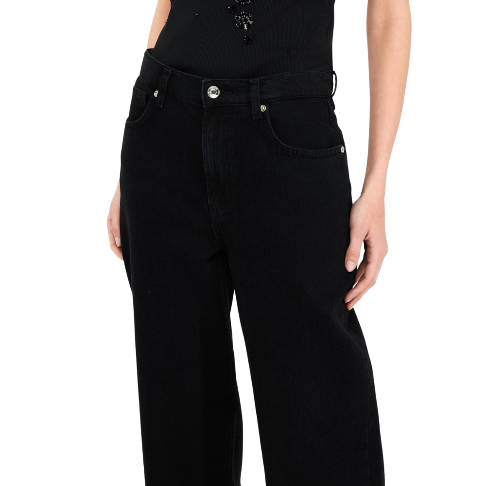 Jeans Liu Jo wide leg a vita bassa