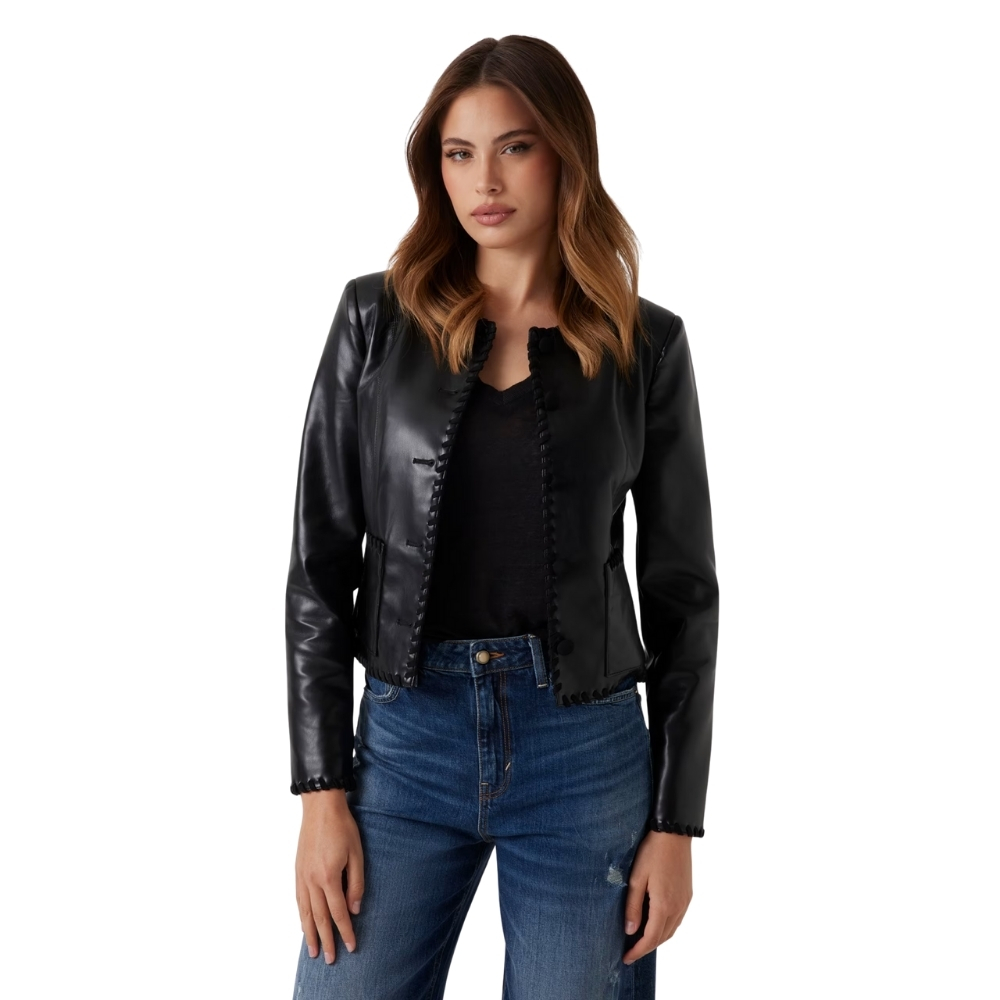 Giacca Guess similpelle Saffiano