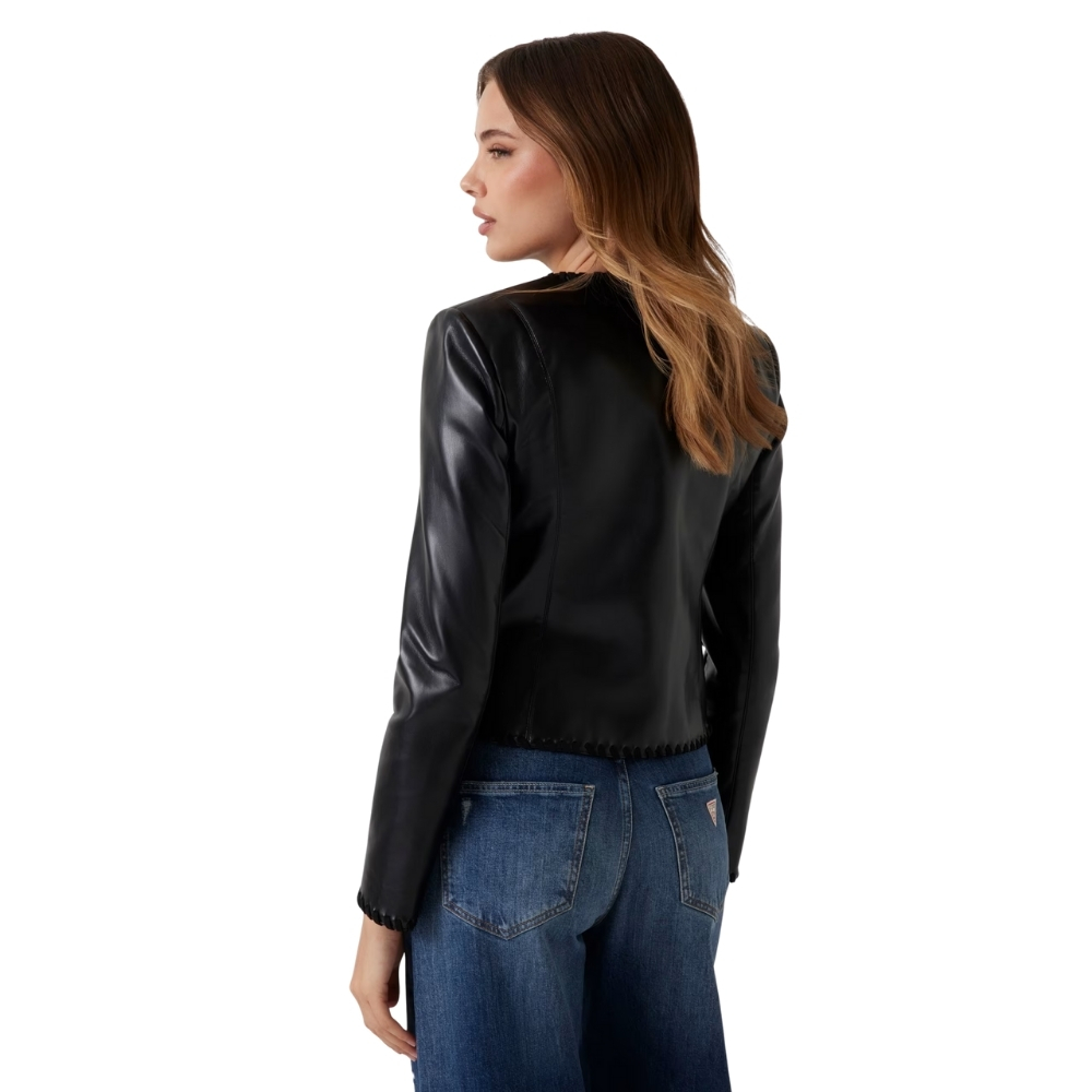 Giacca Guess similpelle Saffiano