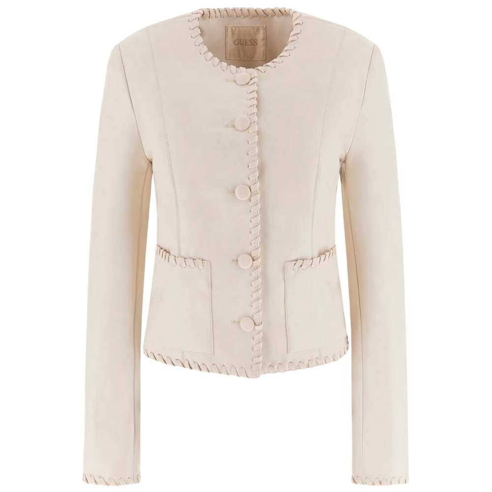 Giacca Guess similpelle Saffiano