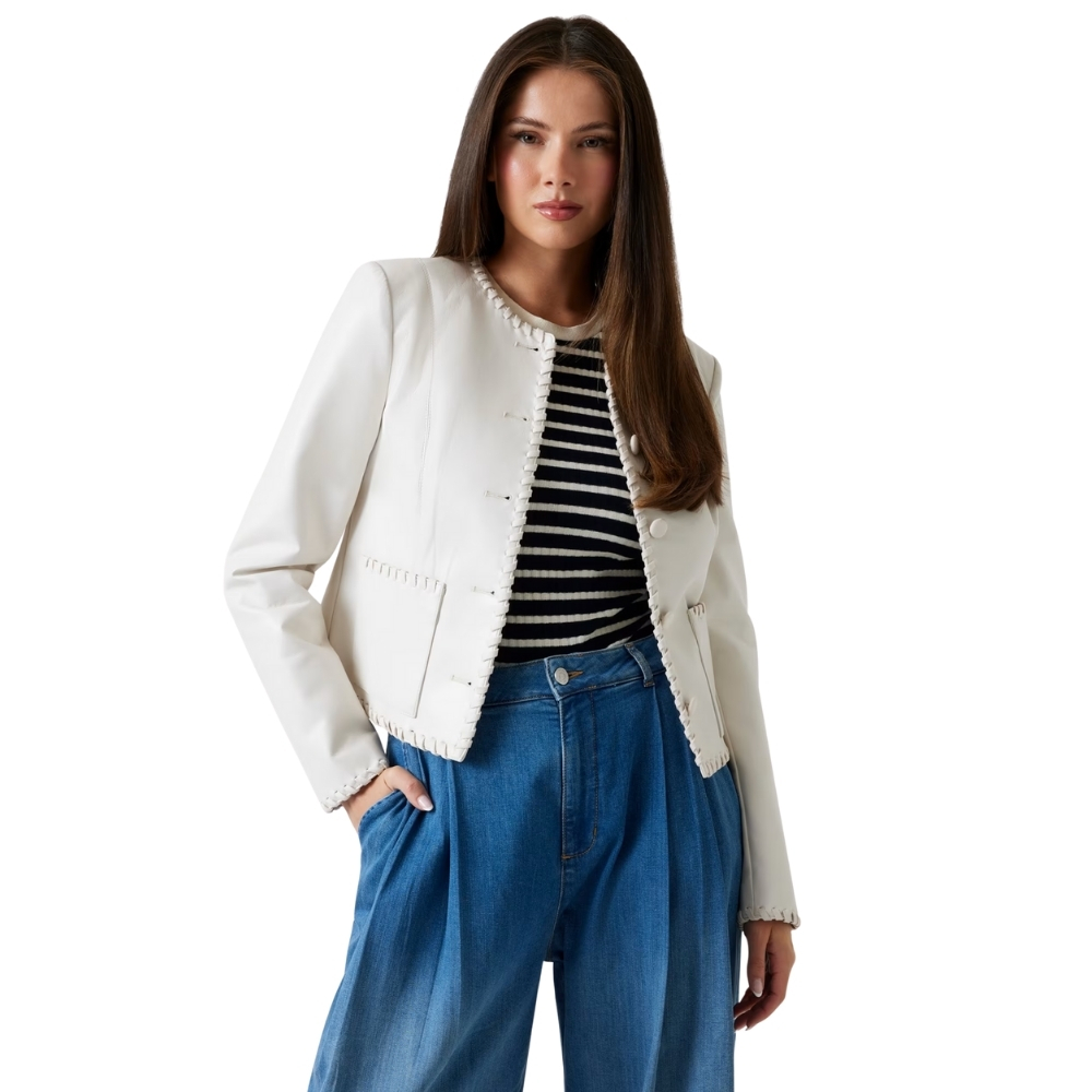 Giacca Guess similpelle Saffiano