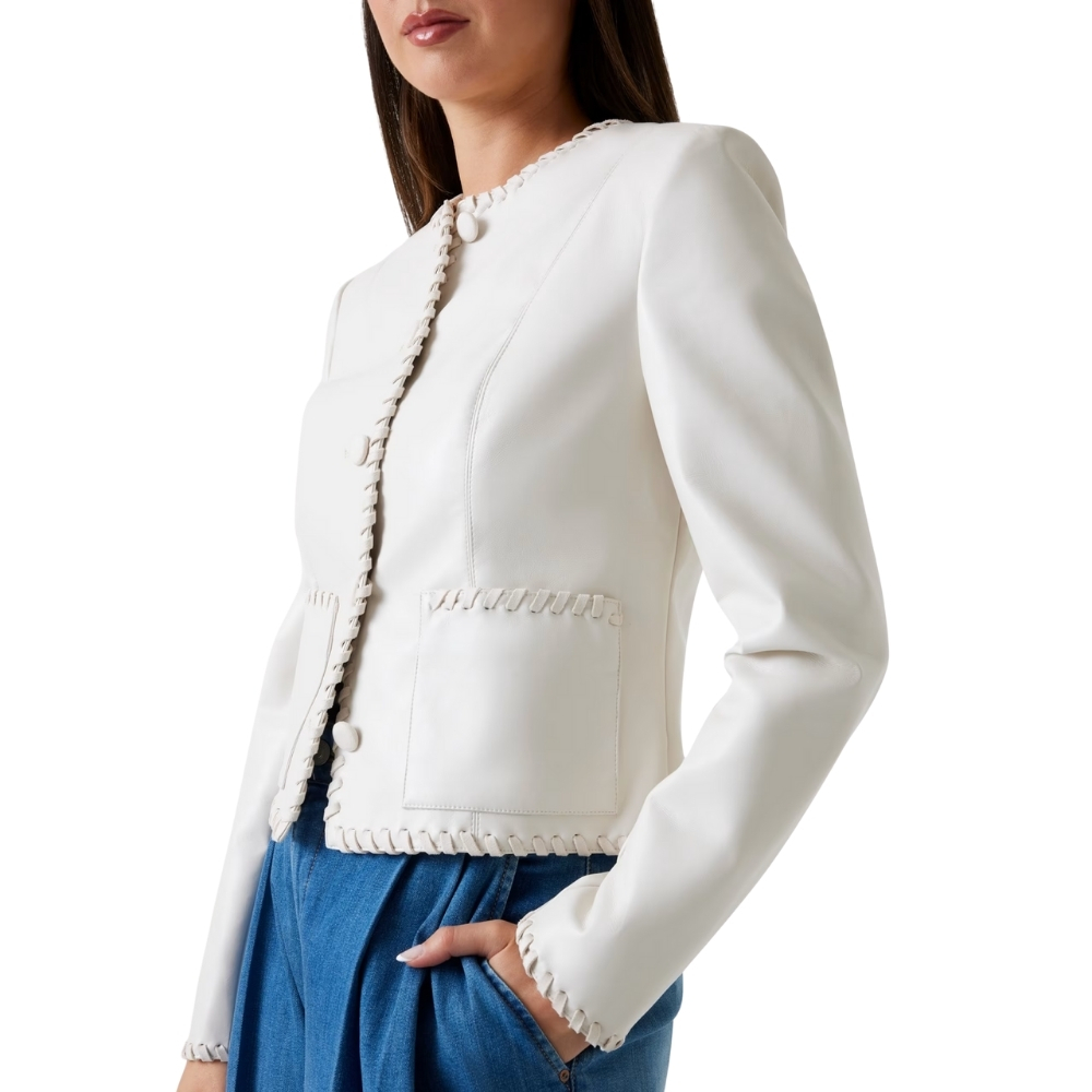 Giacca Guess similpelle Saffiano