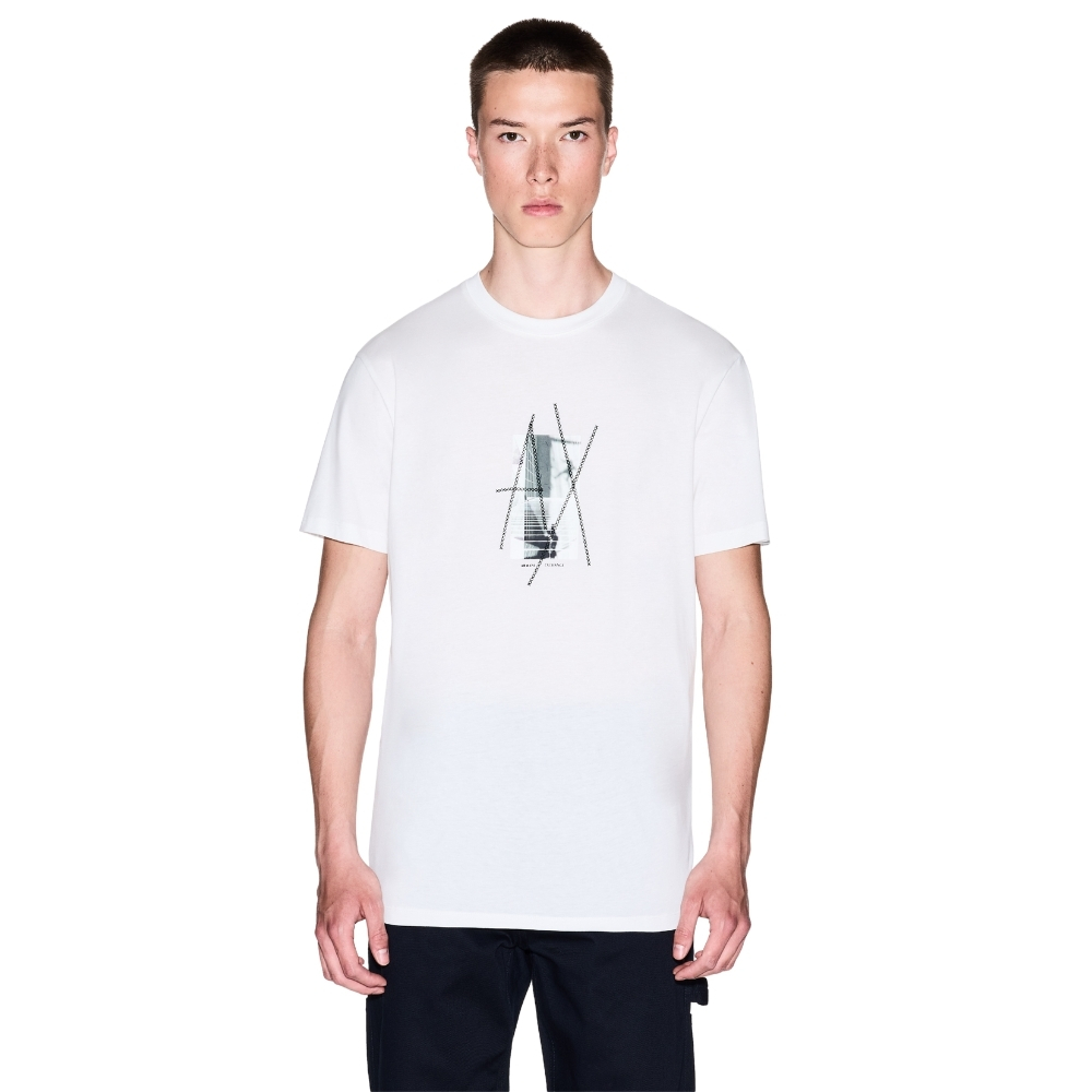 T-Shirt Armani Exchange con stampa grafica