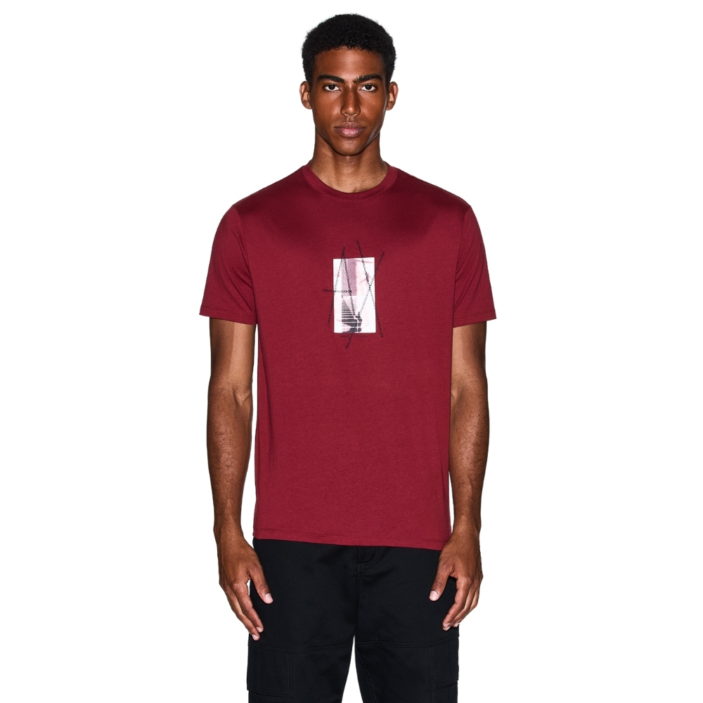 T-Shirt Armani Exchange con stampa grafica