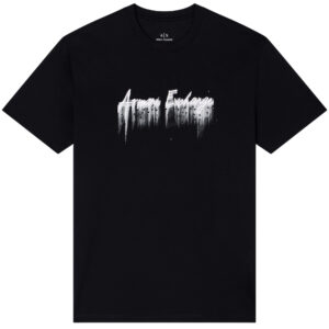 T-Shirt Armani Exchange con stampa spray
