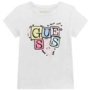 T-Shirt Guess logo a triangolo
