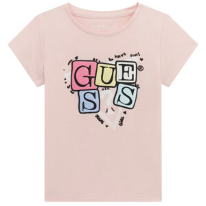 T-Shirt Guess logo a triangolo