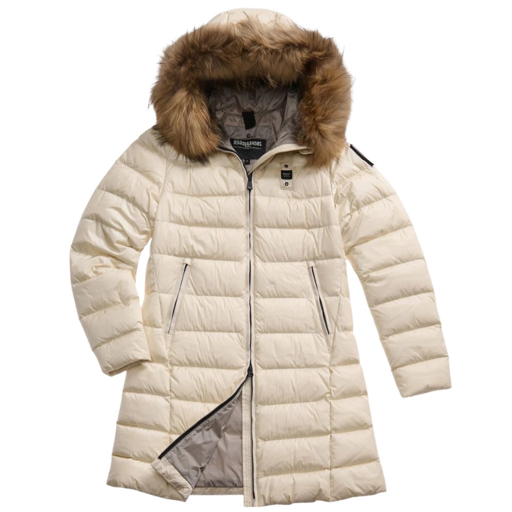 Giubbino Blauer Kristin lungo con pelliccia