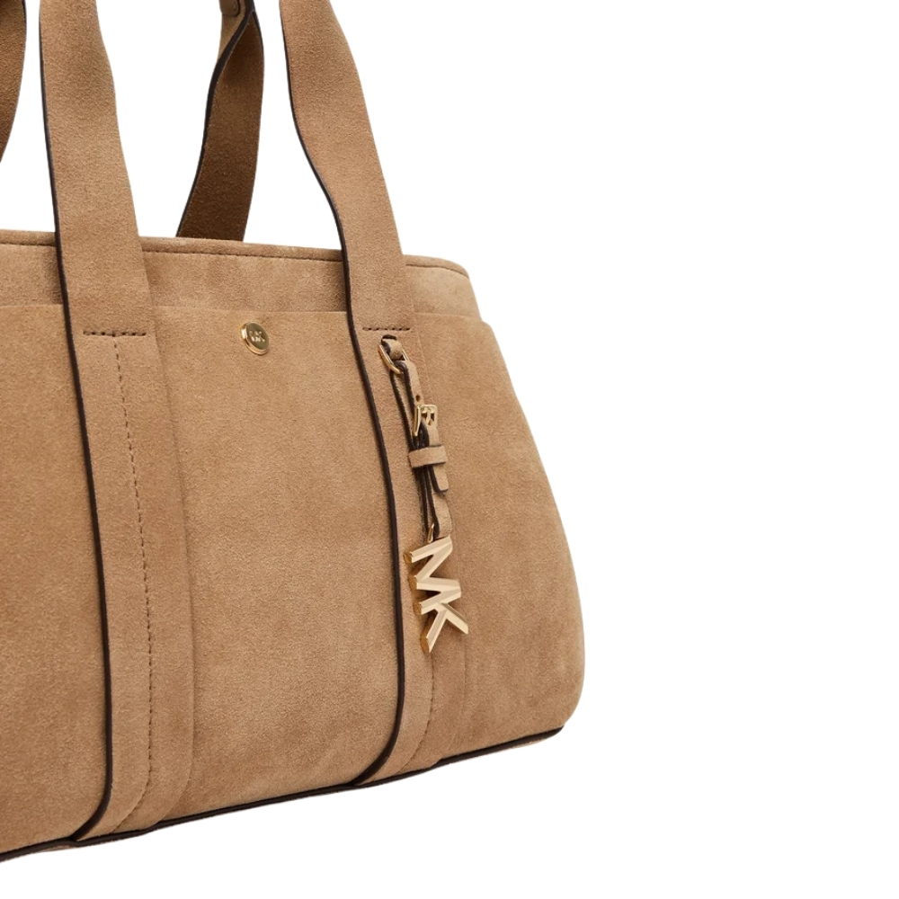 Borsa Michael Kors a mano Romee piccola in pelle scamosciata